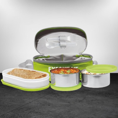 IDEAL PRIME SS2 LB_912 3 Containers Lunch Box(1000 ml, Thermoware)