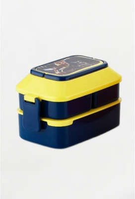 Sinternationai Lunchbox_3 container_Nevy blue_66 3 Containers Lunch Box(1200 ml)