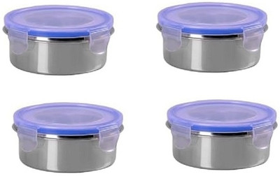 Tannu Craft Stainless Steel Airtight & Leak Proof Lunch Box 4 Containers Lunch Box(300 ml)