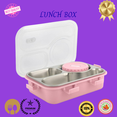 MOIRA INTERNATIONAL Insulated Lunch Box with Airtight Lid Bowl & Stainless Steel Liner Tiffin_A19 3 Containers Lunch Box(950 ml, Thermoware)