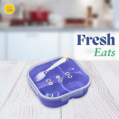 Flipkart SmartBuy Premium PP Plastic | Microwave & Dishwasher Safe | Leakproof & Spill-Resistant 1 Containers Lunch Box(1100 ml)