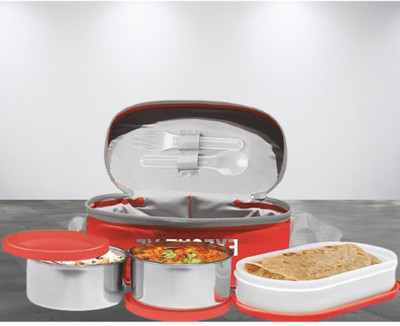 IDEAL PRIME SS2 LB_804 3 Containers Lunch Box(1000 ml, Thermoware)