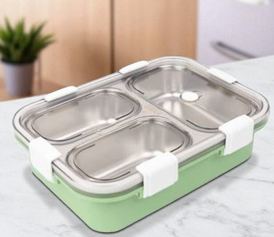 HPHCRAFTT Stainless_Steel_Lunch box_A144 3 Containers Lunch Box(1001 ml)