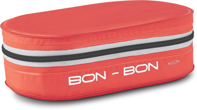 MILTON leak-proof Each, Red 2 Containers Lunch Box(280 ml)