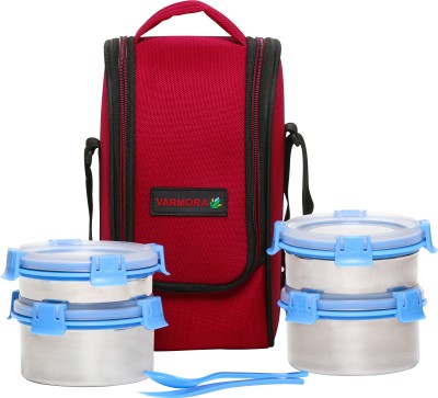 VARMORA LUCH0059003 4 Containers Lunch Box(520 ml, Thermoware)