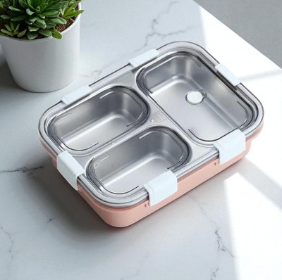 HPHCRAFTT Stainless_Steel_Lunch box_A27 3 Containers Lunch Box(1001 ml)