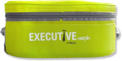 MILTON Executive Lunch Insulated Lunch Box 3 Containers Red Color 3 Containers Lunch Box(400 ml, Thermoware)