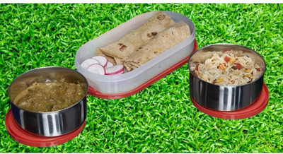 IDEAL PRIME SS2 LB_736 3 Containers Lunch Box(1000 ml, Thermoware)