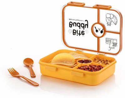 Jai Jalaram Lunch Box 3 Containers Lunch Box(200 ml)