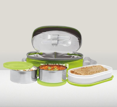 IDEAL PRIME SS2 LB_956 3 Containers Lunch Box(1000 ml, Thermoware)