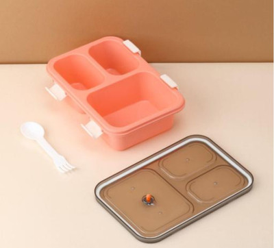 TheKPallete Tokyo Lunch Box 3 Containers Lunch Box(900 ml)