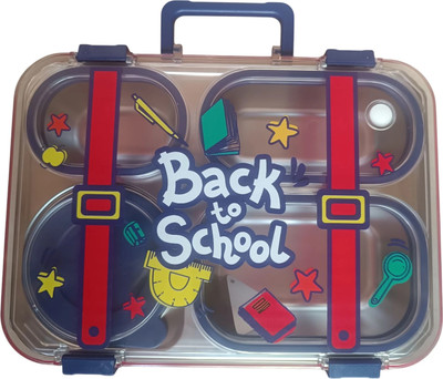 Better Buy Back to school design with handle 4 Containers Lunch Box(950 ml, Thermoware)
