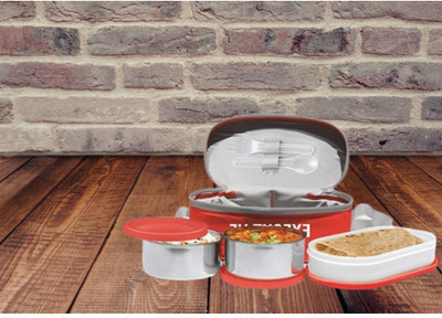 IDEAL PRIME SS2 LB_832 3 Containers Lunch Box(1000 ml, Thermoware)