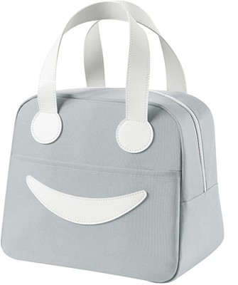 Aavjo Smiley Design Insulated Lunch Bag 1 Containers Lunch Box(7 L, Thermoware)