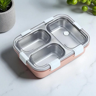 HPHCRAFTT Stainless_Steel_Lunch box_A21 3 Containers Lunch Box(1001 ml)