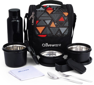Oliveware Flare Lunch Box 5 Containers Lunch Box(2220 ml)