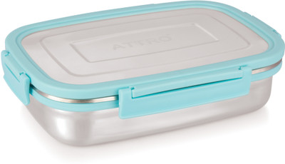 ATTRO Click Eat Big Sleek & Compact Airtight 2 Containers Lunch Box(1100 ml)