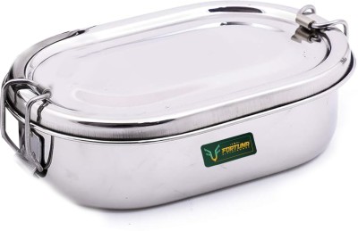 FORTUNA KITCHENWARE Capsule Lunch Box/Food Pack, High Polish One Tier Tiffin Box for School & Office 1 Containers Lunch Box(450 ml)