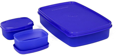 Signoraware Plastic Leak Proof Air Tight Dabba (Set of 3 Container) 1 Containers Lunch Box(850 ml)
