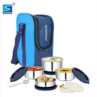 STENSO NEXO- 4 LUNCH BOX 4 Containers Lunch Box(1200 ml)