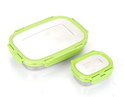 HARI SALES CRAZE LUNCH BOX SET (BIG) CAPACITY:- 900ML + 200ML 2 Containers Lunch Box(1100 ml)