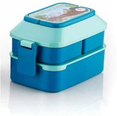 Sinternationai Lunchbox_3 container_Blue_21 3 Containers Lunch Box(1200 ml)