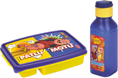 Pratap Motu Patlu Lunch Set 2 Containers 300 ml