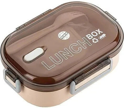 KEATON Peach Lunch Box 2 Containers Lunch Box(1000 ml)