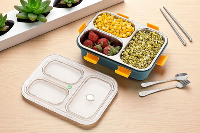 HPHCRAFTT Stainless_Steel_Lunch box_A121 3 Containers Lunch Box(1001 ml)