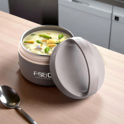 NHB BOUTIQUE Quick Carry Food Grade Insulated Lunch Box/Keeps Food Hot & Fresh for Hours 1 Containers Lunch Box(400 ml, Thermoware)