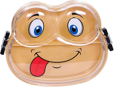 smartbell 3 Compartment Froggy Shaped Double Layer Lunch Box With Spoon 2 Containers Lunch Box(800 ml, Thermoware)