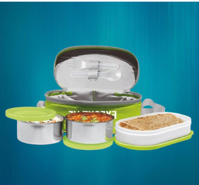IDEAL PRIME SS2 LB_976 3 Containers Lunch Box(1000 ml, Thermoware)