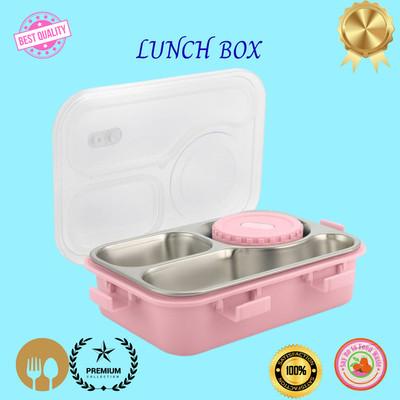 MOIRA INTERNATIONAL Insulated Lunch Box with Airtight Lid Bowl & Stainless Steel Liner Tiffin_A11 3 Containers Lunch Box(950 ml, Thermoware)