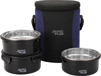 Jaypee Plus Micropls Insulated Container 3 Containers Lunch Box(1200 ml, Thermoware)