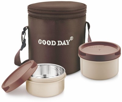 Good Day Easymeal_2pcs_brown 2 Containers Lunch Box(1000 ml, Thermoware)