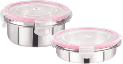 Osiya Trendy Lunch Box Combo -375 ML PINK 2 Containers Lunch Box(375 ml, Thermoware)