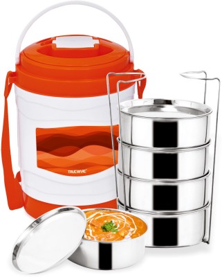 Trueware Marina 5 Lunch Box With 5 Container 300 Each, BPA Free, Food Grade 5 Containers Lunch Box(1500 ml, Thermoware)