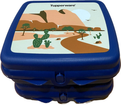 TUPPERWARE Samdwich keeper 2 Containers Lunch Box(400 ml)