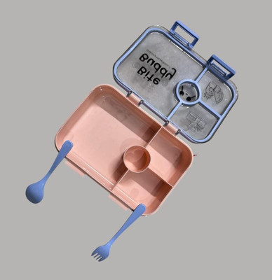 SHUBHAM INC lunch box 3 containers Pink 2 pack of 1 3 Containers Lunch Box(1000 ml)