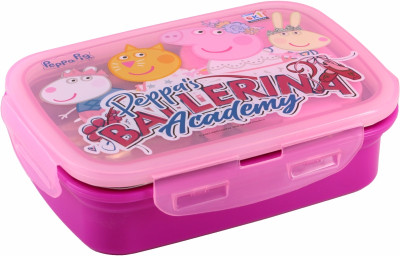 SKI SNAP LOCK STEEL PRINCESS 2 Containers Lunch Box(500 ml)
