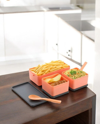 JORDY Lunch box 3pc Container-26 3 Containers Lunch Box(750 ml)