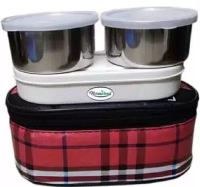 Malasales Steel Plastic Style 1 3 Containers Lunch Box(750 ml, Thermoware)