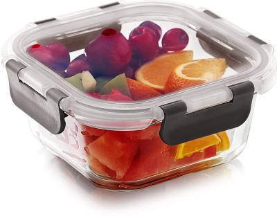 Magnus Glock Glass Food Sqaure Container 1 Containers Lunch Box(520 ml)