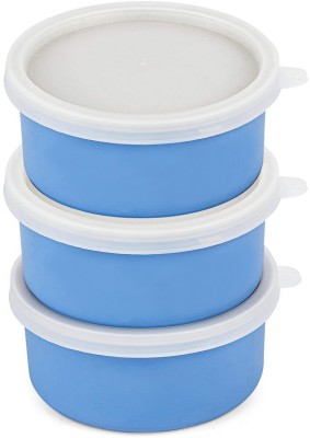 AN Enterprises Round Shape Microwave Safe Lunch Box Leak Proof Tiffin Box 3 Containers Lunch Box(300 ml)