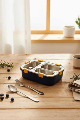 KS MART Lunch Box | 3-Compartment Insulated 1 Containers Lunch Box (750 ml ) contaner 3 Containers Lunch Box(750 ml, Thermoware)