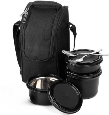 ARJ HUB Executive Pro Insulated Tiffin Box Set 3 Containers Lunch Box(1340 ml, Thermoware)