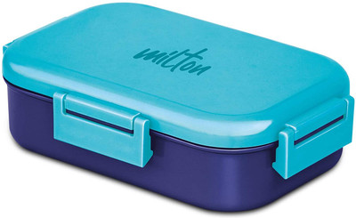 MILTON Senior Flatmate Inner Stainless Steel Tiffin Blue 1 Containers Lunch Box(700 ml, Thermoware)