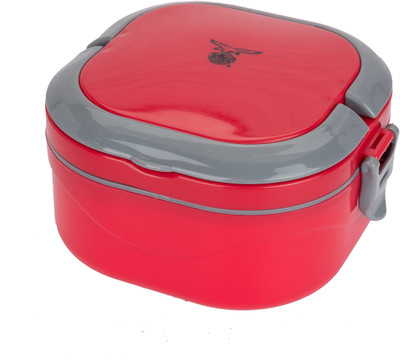 Lunchmate Red 1 Layer Hand held Tiffin Leak Proof Insulated Thermal Food 1 Containers Lunch Box(250 ml)