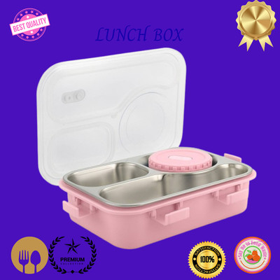 MOIRA INTERNATIONAL Insulated Lunch Box with Airtight Lid Bowl & Stainless Steel Liner Tiffin_A26 3 Containers Lunch Box(950 ml, Thermoware)