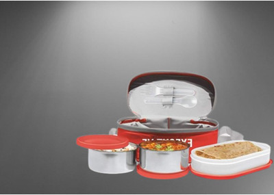IDEAL PRIME SS2 LB_947 3 Containers Lunch Box(1000 ml, Thermoware)